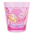 Japan Kirby Clear Plastic Tumbler - Kirby & Waddle Dee : Happy Morning Pink - 1