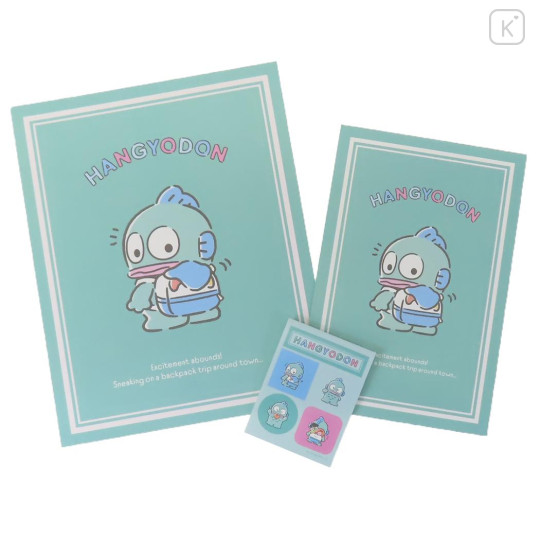 Japan Sanrio Stationery Letter Set - Hangyodon : Backpack Trip - 1
