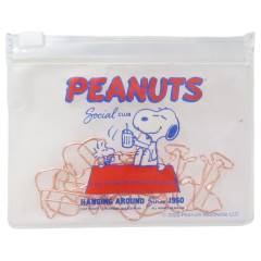 Japan Peanuts Paper Clip & Case - Snoopy & Woodstock : Social Club