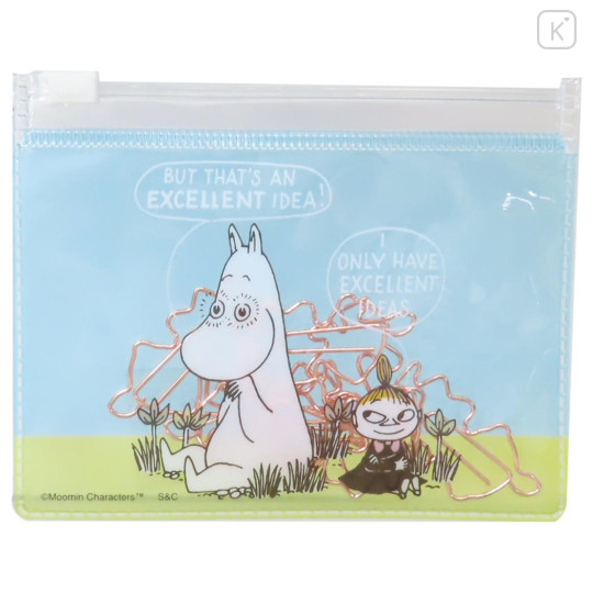 Japan Moomin Paper Clip & Case - Little My : Only Have Excellent Idea - 1