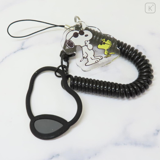 Japan Peanuts Multi-coil Spring Smartphone Strap - Snoopy & Woodstock : Joe Cool - 2