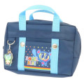 Japan Angel Blue Cosmetic Pouch - School Bag Style With Charm - 1