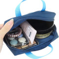 Japan Angel Blue Cosmetic Pouch - School Bag Style With Charm - 3