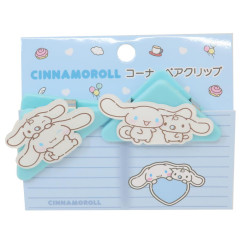 Japan Sanrio Acrylic Corner Clip Set - Cinnamoroll : Milk