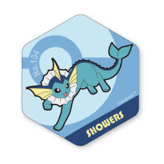 Japan Pokemon Honeycomb Acrylic Magnet - Eevee Evolution : Vaporeon