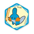 Japan Pokemon Honeycomb Acrylic Magnet - Mudkip - 1