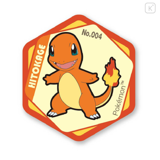 Japan Pokemon Honeycomb Acrylic Magnet - Charmander - 1