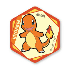 Japan Pokemon Honeycomb Acrylic Magnet - Charmander