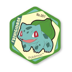 Japan Pokemon Honeycomb Acrylic Magnet - Bulbasaur