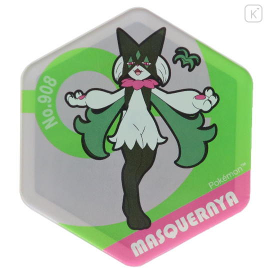 Japan Pokemon Honeycomb Acrylic Magnet - Meowscarada - 1