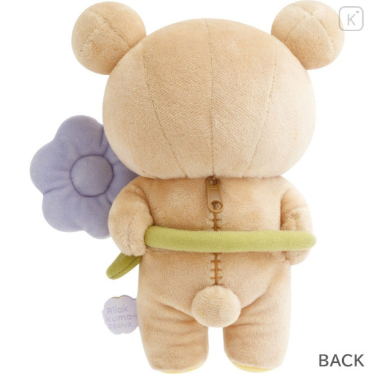 Japan San-X Plush Toy - Rilakkuma : Basic Rilakkuma Flower - 2