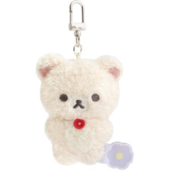 Japan San-X Hanging Plush - Korilakkuma : Basic Rilakkuma Flower