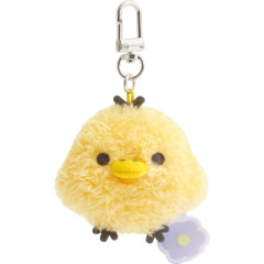 Japan San-X Hanging Plush - Kiiroitori : Basic Rilakkuma Flower