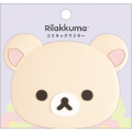Japan San-X Die-cut Mirror - Korilakkuma : Basic Rilakkuma Flower - 3