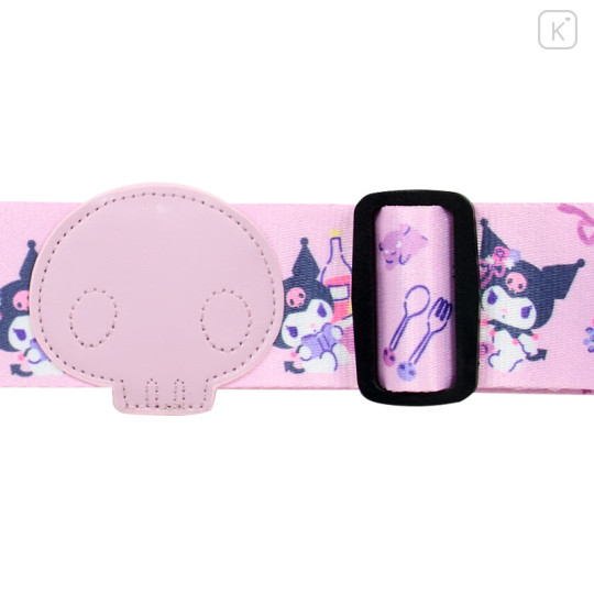 Japan Sanrio Luggage Strap - Kuromi : Dessert Time - 3