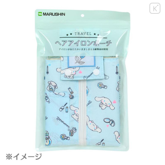 Japan Sanrio Hair Iron Pouch - Kuromi - 4