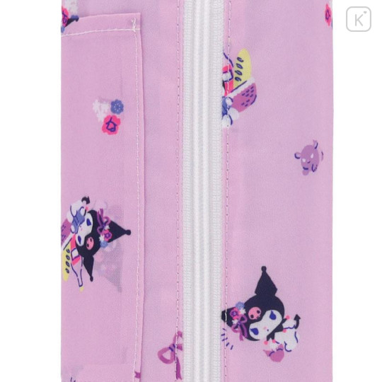 Japan Sanrio Hair Iron Pouch - Kuromi - 5