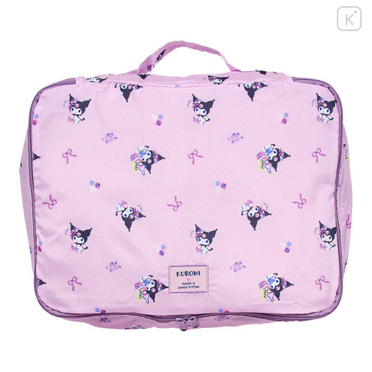 Japan Sanrio Travel Pouch Set - Kuromi - 2
