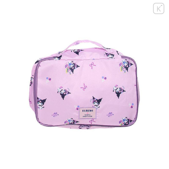 Japan Sanrio Travel Pouch Set - Kuromi - 4