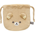Japan San-X Secret Small Plush Drawstring Bag - Rilakkuma : Basic Rilakkuma Flower Blind Box - 2