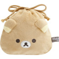 Japan San-X Secret Small Plush Drawstring Bag - Rilakkuma : Basic Rilakkuma Flower Blind Box - 3