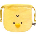 Japan San-X Secret Small Plush Drawstring Bag - Rilakkuma : Basic Rilakkuma Flower Blind Box - 6