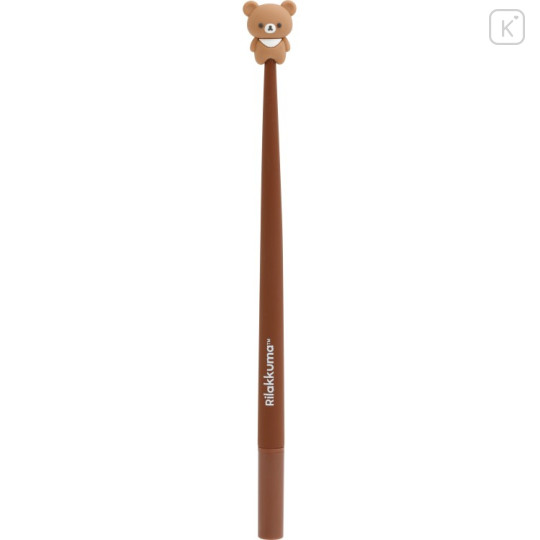 Japan San-X Mascot Ball Pen - Chairoikoguma : Basic Rilakkuma Flower - 1