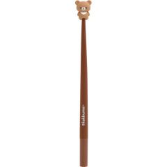 Japan San-X Mascot Ball Pen - Chairoikoguma : Basic Rilakkuma Flower