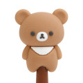 Japan San-X Mascot Ball Pen - Chairoikoguma : Basic Rilakkuma Flower - 2
