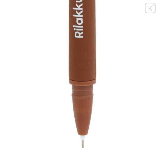 Japan San-X Mascot Ball Pen - Chairoikoguma : Basic Rilakkuma Flower - 5