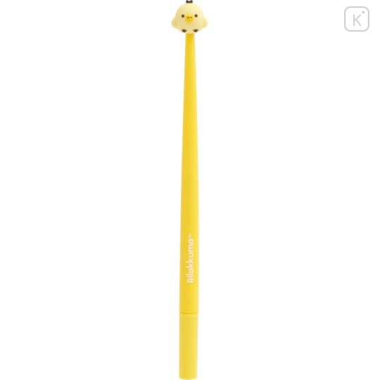Japan San-X Mascot Ball Pen - Kiiroitori : Basic Rilakkuma Flower - 1