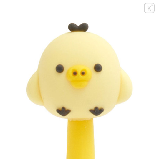 Japan San-X Mascot Ball Pen - Kiiroitori : Basic Rilakkuma Flower - 2