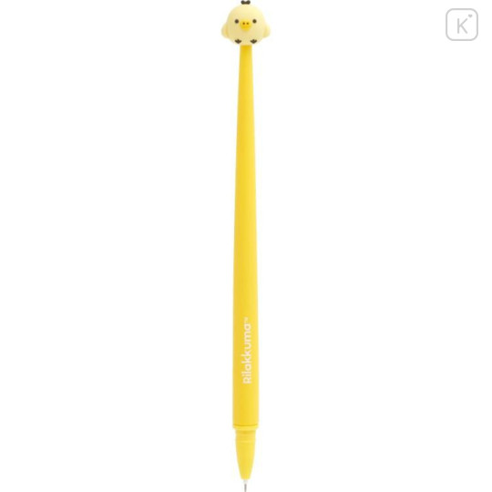 Japan San-X Mascot Ball Pen - Kiiroitori : Basic Rilakkuma Flower - 4