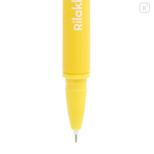 Japan San-X Mascot Ball Pen - Kiiroitori : Basic Rilakkuma Flower - 5