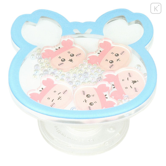 Japan Chiikawa Pocopoco Smartphone Grip - Furuhonya Kani-chan : Shaka Shaka Bead - 1