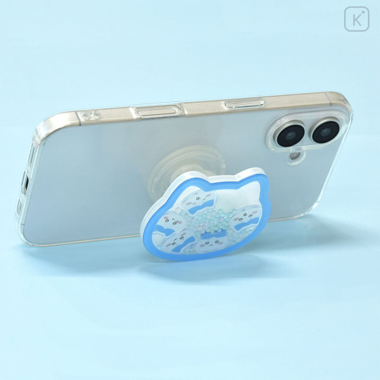 Japan Chiikawa Pocopoco Smartphone Grip - Hachiware : Shaka Shaka Bead - 3