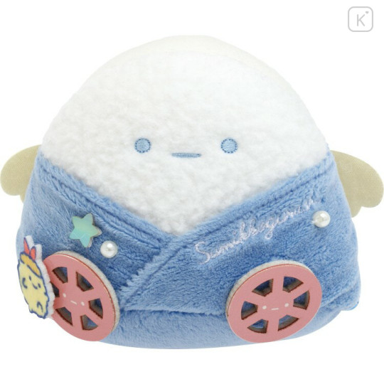 Japan San-X Plush Toy - Sumikko Gurashi : Dreaming Idol Tenmusu Stage Onigiri Omusubi Trolley - 1