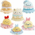 Japan San-X Tenori Plush (SS) Set - Sumikko Gurashi : Dreaming Idol Gingham Angel Wings - 1