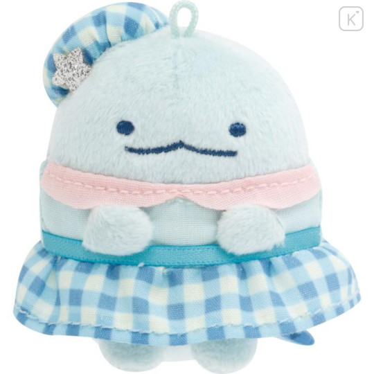 Japan San-X Tenori Plush (SS) Set - Sumikko Gurashi : Dreaming Idol Gingham Angel Wings - 6