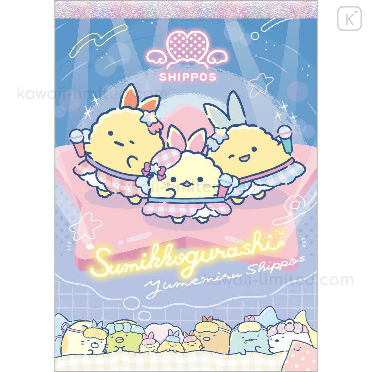 Japan San-X A6 Notepad - Sumikko Gurashi : Dreaming Idol