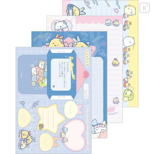 Japan San-X A6 Notepad - Sumikko Gurashi : Dreaming Idol Performance On Stage Blue - 2