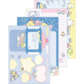 Japan San-X A6 Notepad - Sumikko Gurashi : Dreaming Idol Performance On Stage Blue - 2