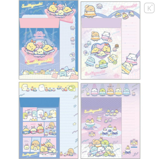 Japan San-X Letter Envelope Set - Sumikko Gurashi : Dreaming Idol - 2