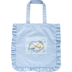 Japan San-X Frill Tote Bag - Sumikko Gurashi : Dreaming Idol Ebiten Ebifurai no Shippo Fried Shrimp Tail
