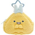 Japan San-X Mini Plush Pouch with Carabiner - Sumikko Gurashi : Dreaming Idol Ajifurai no Shippo - 1