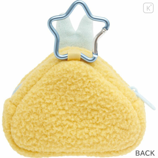 Japan San-X Mini Plush Pouch with Carabiner - Sumikko Gurashi : Dreaming Idol Ajifurai no Shippo - 2