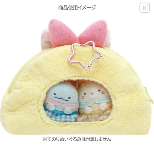 Japan San-X Plush Pen Pouch with Window - Sumikko Gurashi : Dreaming Idol Ebiten no Shippo - 4