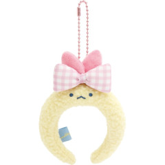 Japan San-X Miniature Keychain - Sumikko Gurashi : Dreaming Idol Ebiten no Shippo Headband