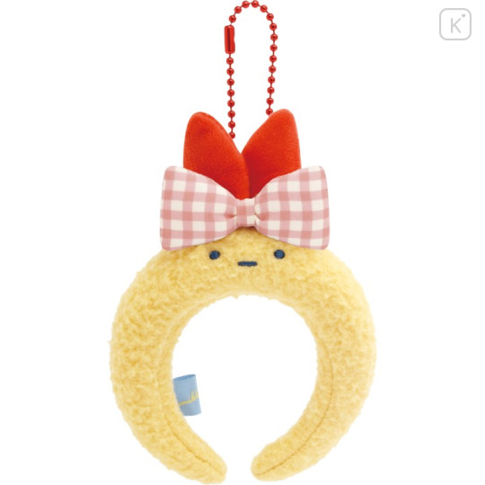 Japan San-X Miniature Keychain - Sumikko Gurashi : Dreaming Idol Ebifurai no Shippo Fried Shrimp Tail Headband - 1