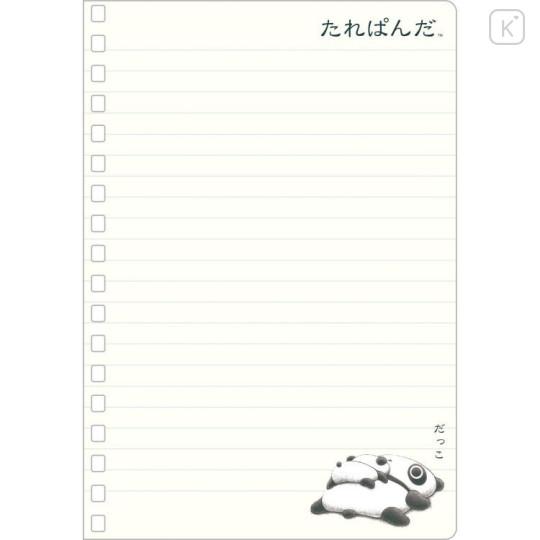 Japan San-X B6SP Notebook - Tarepanda : Light Yellow - 4